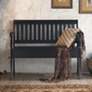 1_Veranda 42 1/2" Wide Antique Black Storage Bench