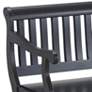 3_Veranda 42 1/2" Wide Antique Black Storage Bench more views