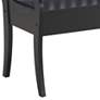 4_Veranda 42 1/2" Wide Antique Black Storage Bench more views