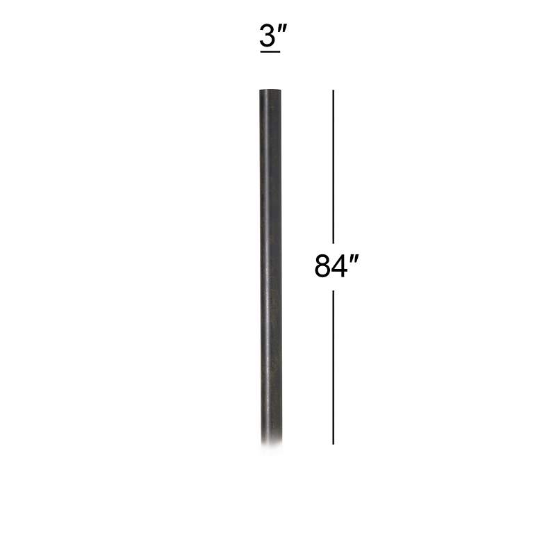 Image 3 Veranda Bronze 84" High Outdoor Direct Burial Pole more views