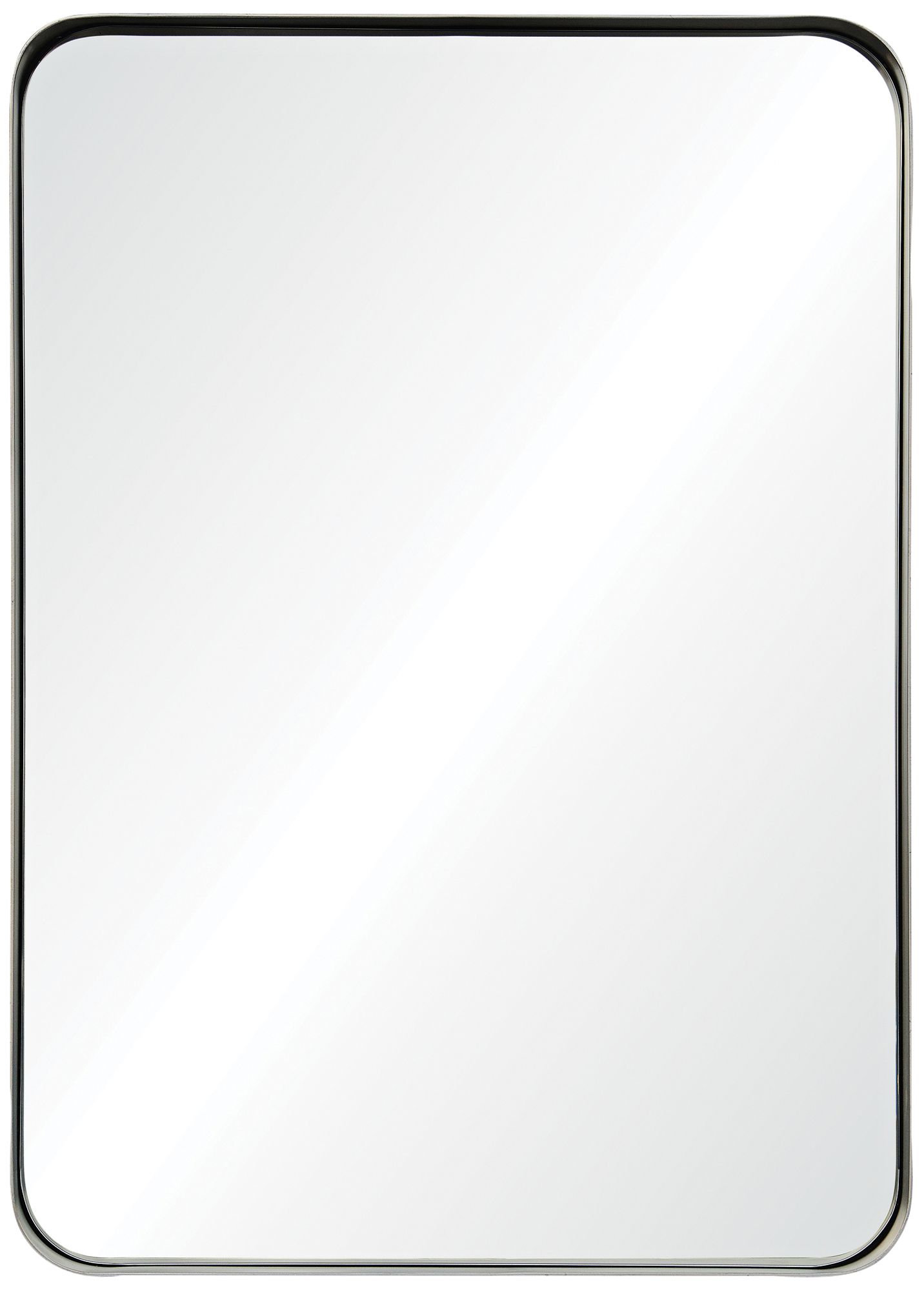 Verberra Brushed Antique Silver 30" x 42" Wall Mirror