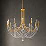 1_Verdana 42.5"H x 43"W 12-Light Crystal Chandelier in Heirloom Gol