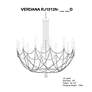 4_Verdana 42.5"H x 43"W 12-Light Crystal Chandelier in Heirloom Gol more views