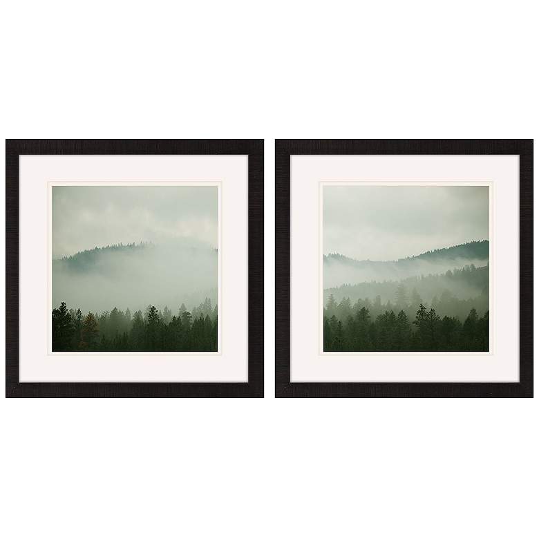 Image 1 Verdant Country 18"W x 18"H Framed Art Set of 2