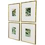 2_Verdant Fusion 17"W x 19"H Contemporary Framed Art Set of 4 more views