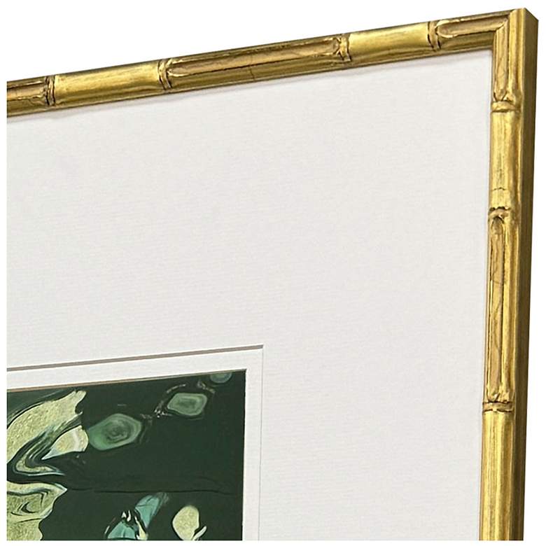 Image 3 Verdant Fusion 17"W x 19"H Contemporary Framed Art Set of 4 more views
