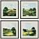 Verdant View 21"W x 21"H Framed Art Set of 4