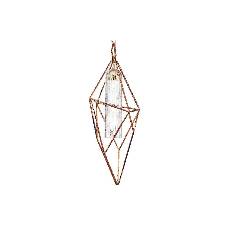 Image 3 Verdino Asymmetric 10 1/4" Wide Gold LED Mini Pendant more views