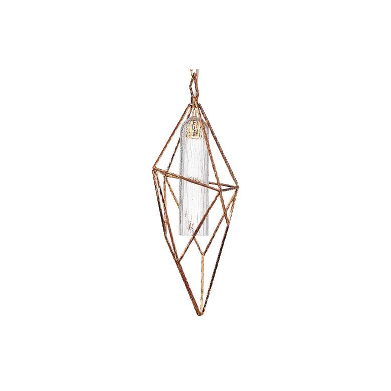 Image 3 Verdino Asymmetric 10 1/4 inch Wide Gold LED Mini Pendant more views