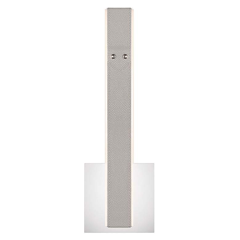 Image 1 Verdura 16.25 In. x 5 In. Integrated LED Wall Sconce in Gray