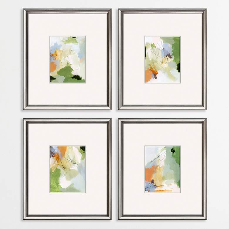 Image 1 Verdure 18" High 4-Piece Rectangular Framed Wall Art Set