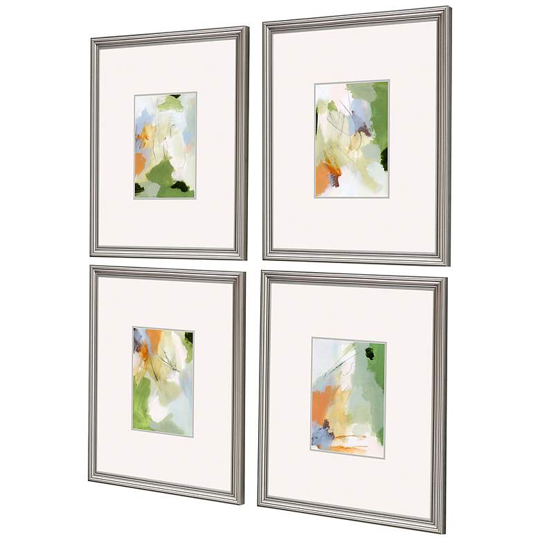 Image 4 Verdure 18" High 4-Piece Rectangular Framed Wall Art Set more views