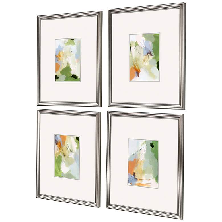 Image 4 Verdure 18 inch High 4-Piece Rectangular Framed Wall Art Set more views