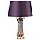 Vergato Purple Blown Glass Table Lamp