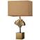 Vergato Solid Aged Brass Table Lamp