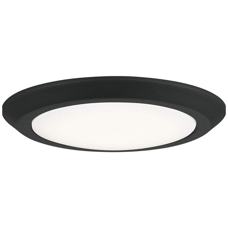 Image 1 Verge 12-Inch Integrated LED Earth Black Flush Mount Light