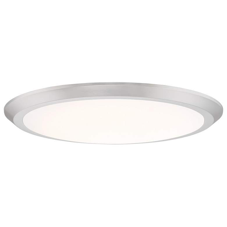 Image 1 Verge 20-in W BN LED Flush Mount