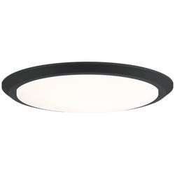 Verge 20-Inch Integrated LED Earth Black Flush Mount Light