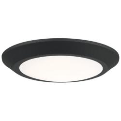 Verge 7.75-Inch Integrated LED Earth Black Flush Mount Light