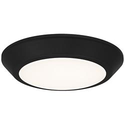 Verge Black Flush Mount