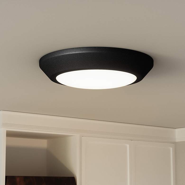 Image 1 Verge Black Flush Mount