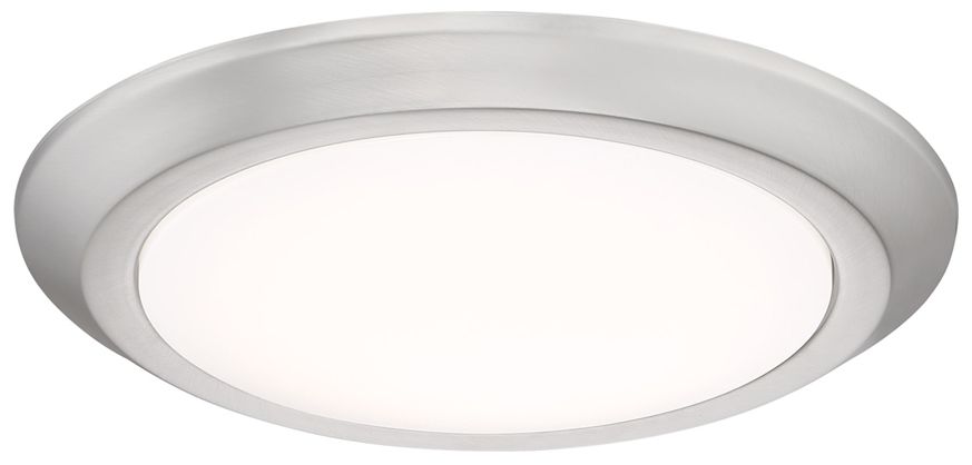Image 3 Verge Integrated LED Brushed Nickel Flush Mount Light more views