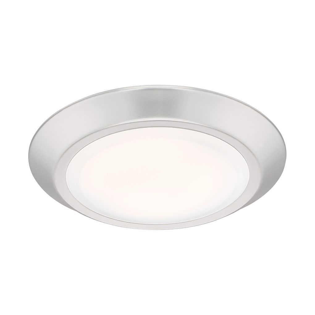 Image 2 Verge Integrated LED Brushed Nickel Flush Mount Light more views