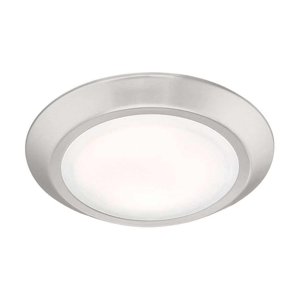 Image 3 Verge Integrated LED Brushed Nickel Flush Mount Light more views