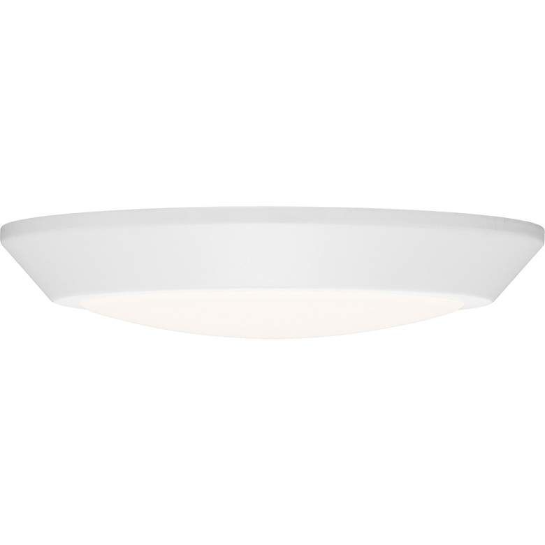 Image 4 Verge White Lustre Flush Mount more views