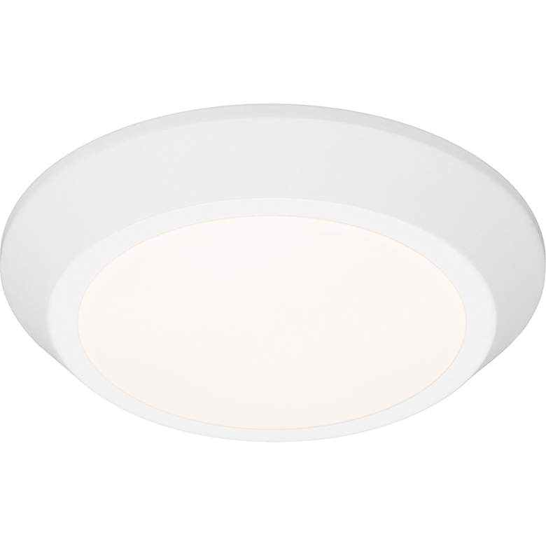 Image 5 Verge White Lustre Flush Mount more views