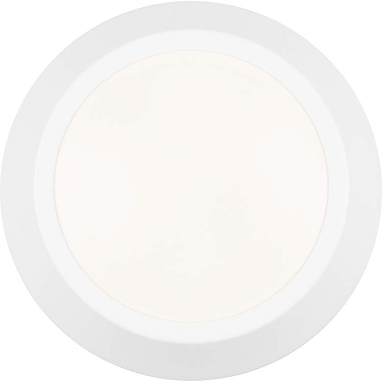 Image 6 Verge White Lustre Flush Mount more views
