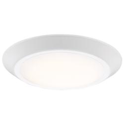 Verge White Lustre LED Flush Mount