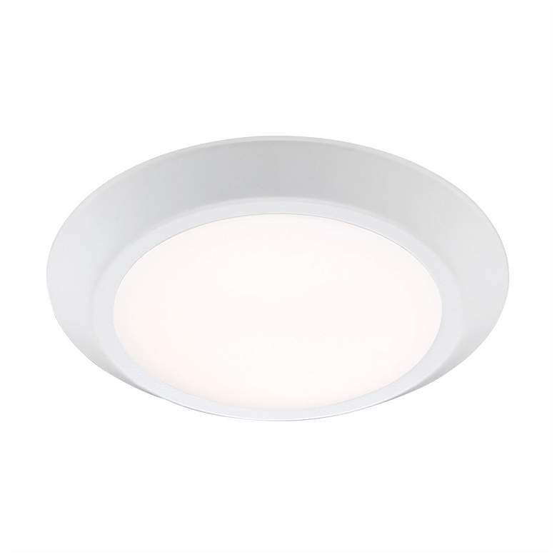 Image 3 Verge White Lustre LED Flush Mount more views