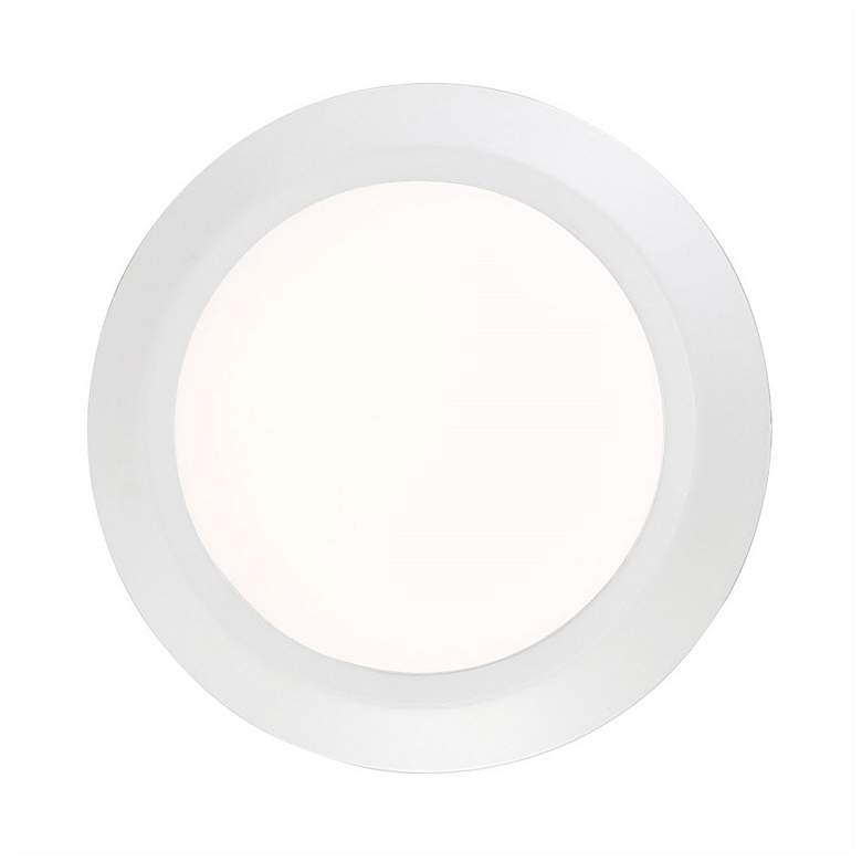 Image 4 Verge White Lustre LED Flush Mount more views