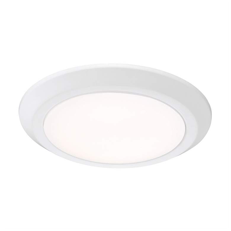 Image 2 Verge White Lustre LED Flush Mount more views