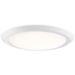 Verge White Lustre LED Flush Mount