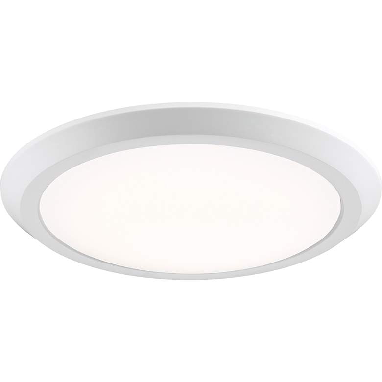 Image 2 Verge White Lustre LED Flush Mount more views