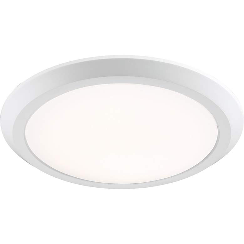 Image 3 Verge White Lustre LED Flush Mount more views