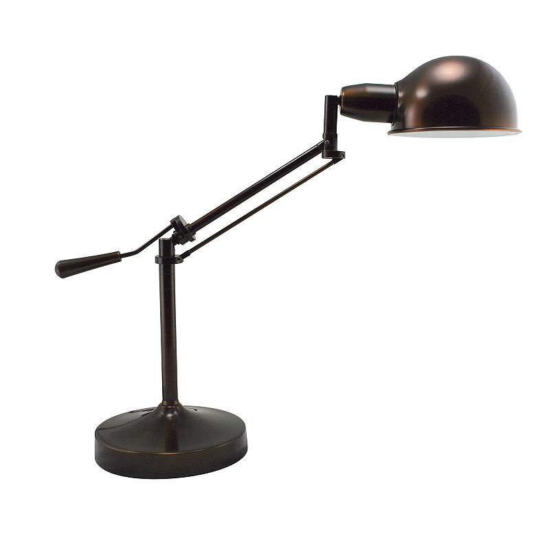 Image 1 Verilux Brookfield Aged Bronze Finish Desk Lamp