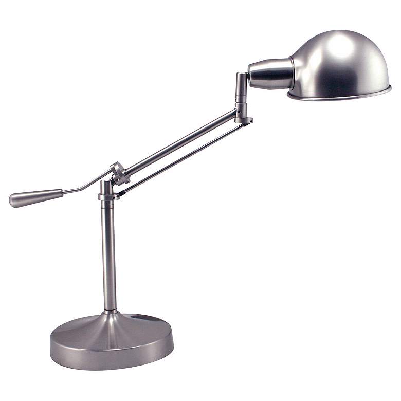 Image 1 Verilux Brookfield Brushed Steel Finish Desk Lamp
