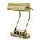 Verilux Princeton™ Antique Brass Finish Data-Port Desk Lamp