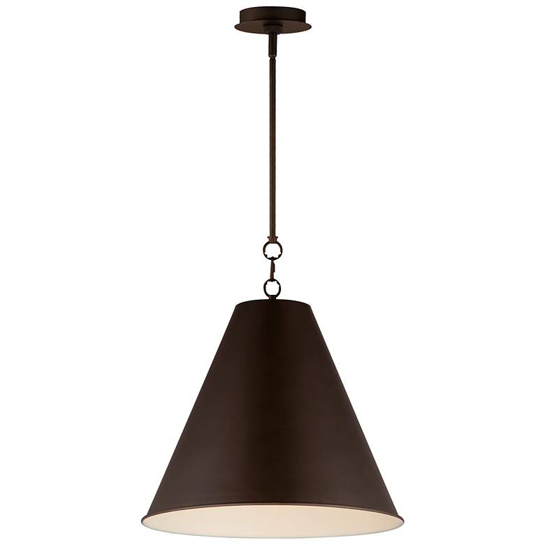 Image 1 Veritas 18" 1-Light Pendant Chestnut Bronze