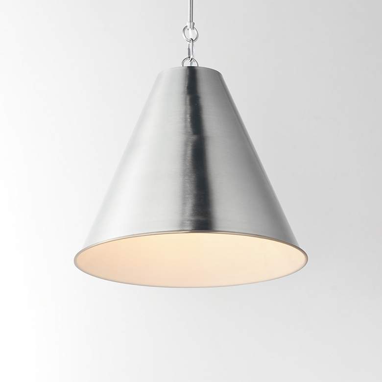 Image 4 Veritas 18" 1-Light Pendant Satin Nickel more views