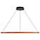 Veritas 35" LED Ring Chandelier in Driftwood