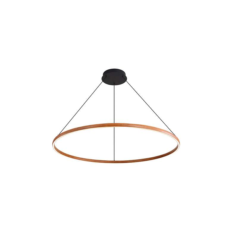 Image 2 Veritas 35" LED Ring Chandelier in Driftwood more views