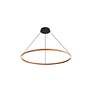 2_Veritas 35" LED Ring Chandelier in Driftwood more views