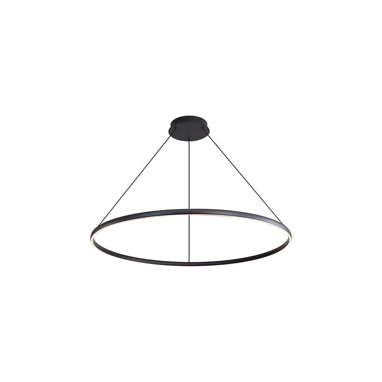 Image 3 Veritas 35" LED Ring Chandelier in Sand Black more views