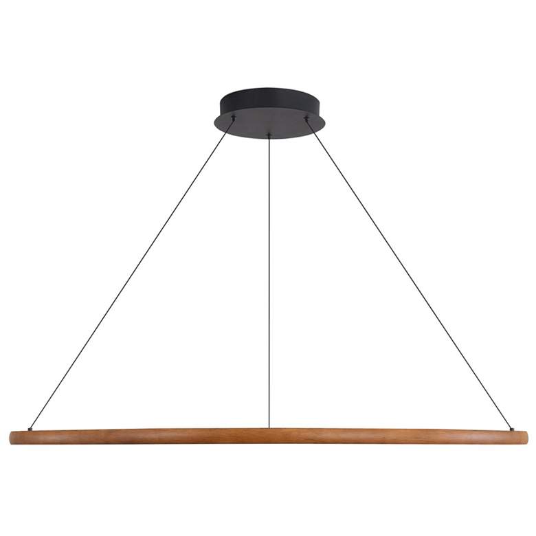 Image 1 Veritas 47" LED Ring Chandelier in Driftwood