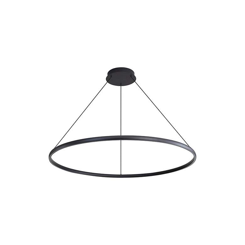 Image 6 Veritas 47" LED Ring Chandelier in Sand Black more views