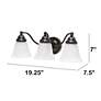4_Veritek 19 1/4"W Oil-Rubbed Bronze 3-Light Bath Light more views